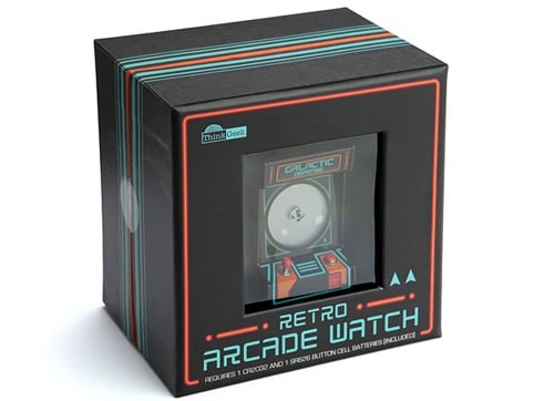 montre retro gamin borne arcade